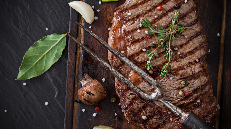 Bistecchiera cod.453 Rigata Ferraboli in Ghisa per Barbecue e Griglia