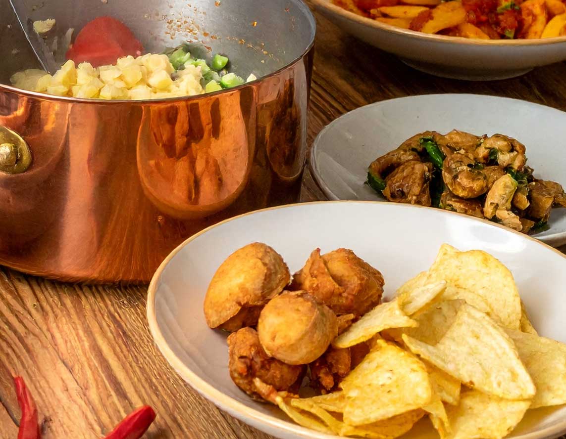 mini copper polenta pot