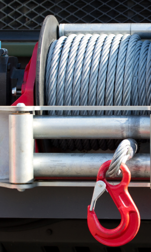 forestry winch Ballario and Forestello 50 quintals reduced