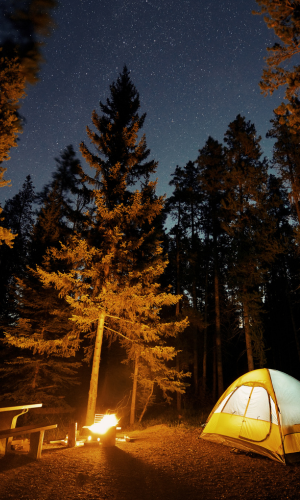 fornello da campeggio antivento - accessori camping all' aria aperta