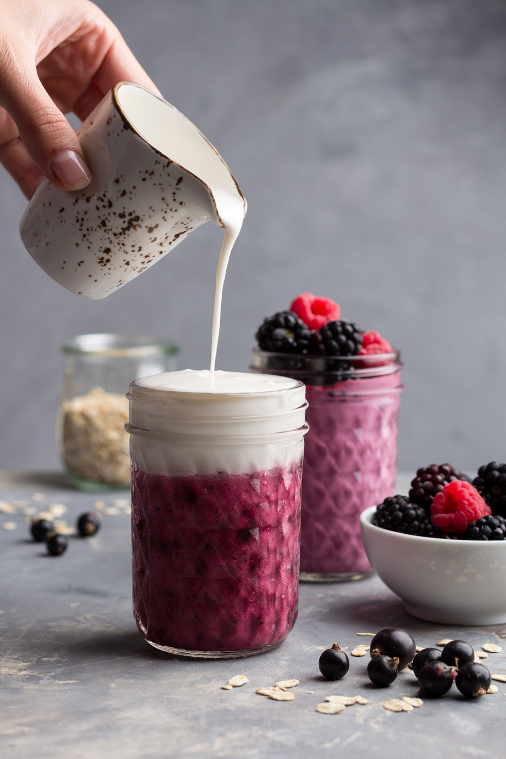 yogurt vegano con vegan star