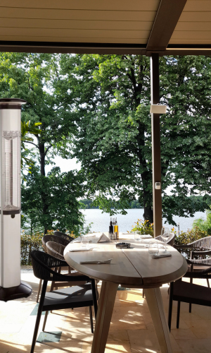 stufa da esterni per dehor e bar - stufe riscaldanti per ristorante