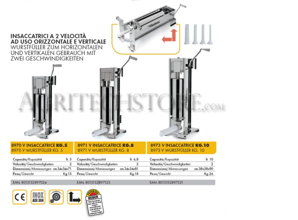 Insaccatrice Reber 8970 V * 5Kg. Agritech Store