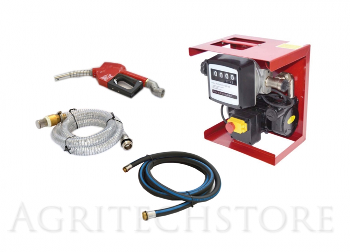 Elettropompa per Travaso Gasolio VD Kit 220 Volt Agritech Store