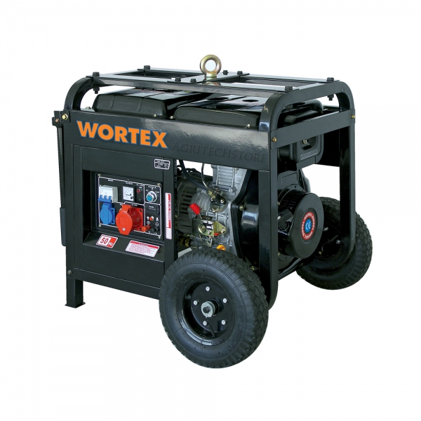Generatore Trifase Diesel Wortex HW 5500 T Kw 4,8 Agritech Store