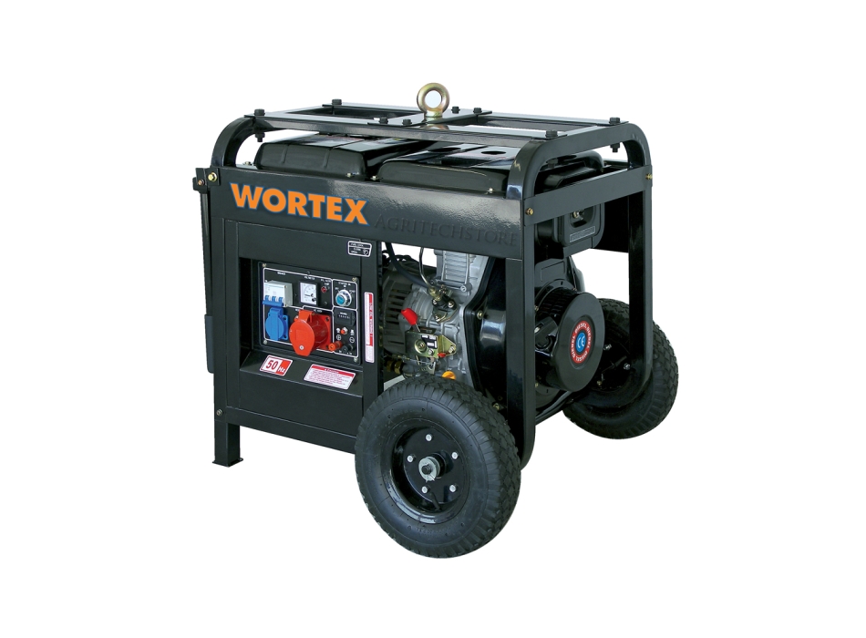 Generatore Trifase Diesel Wortex HW 5500 T Kw 4,8 Agritech Store