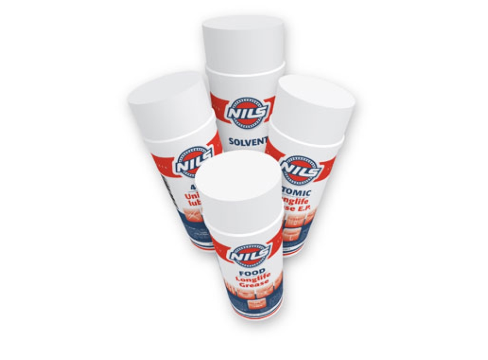 FOOD GREASE SPRAY Nils "Confezione da 12 Bombolette" Agritech Store