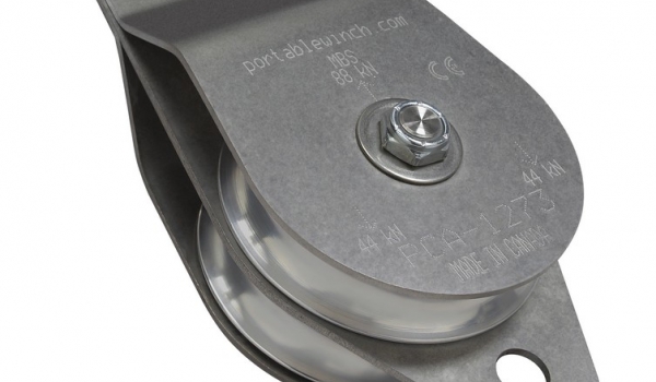 Puleggia Di Rinvio In Lega Alluminio 26KN - Per Arrampicata, Corda Singola Fino A 12 Mm - Foto 4