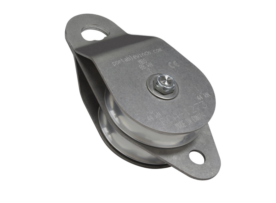 Puleggia doppia di rinvio apribile in alluminio Agritech Store