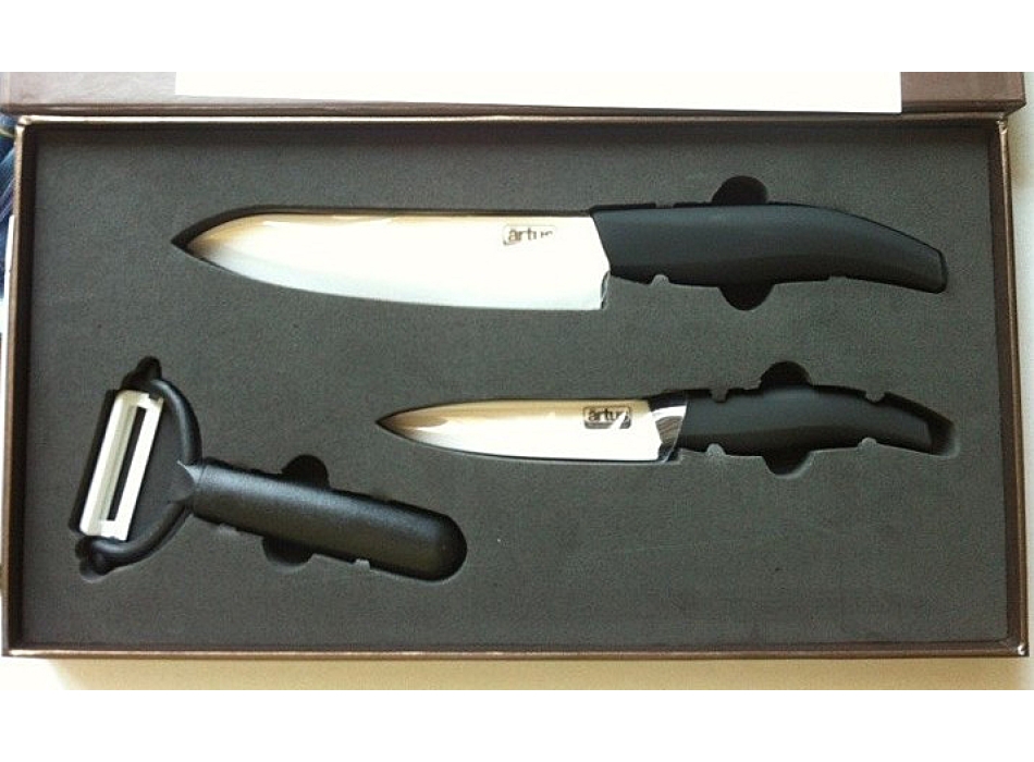 Set 3 Pezzi in Ceramica conf. Regalo Agritech Store