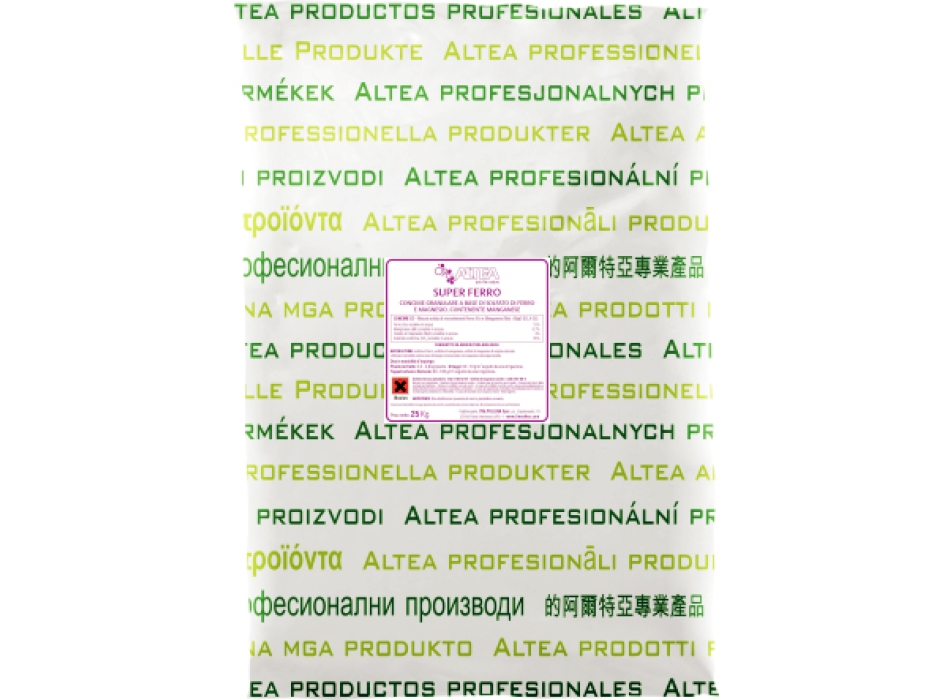 SUPER FERRO Concime granulare a base di ferro solfato Kg. 25 Agritech Store