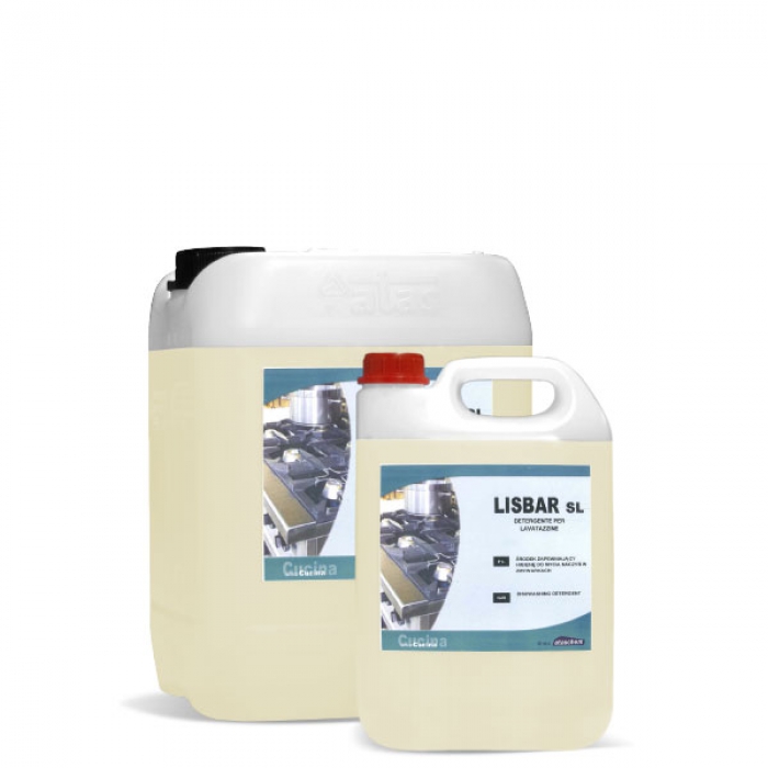LISBAR  SL - Detergente per lavatazzine alcolico, Tanica da 10 K