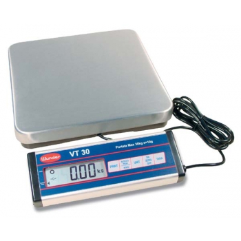 Bilancia VT30 INOX interamente in acciaio inox - Portata 30 Kg. Agritech Store