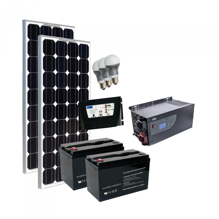 Kit Fotovoltaico Completo GRID-FREE 200-230 V Agritech Store