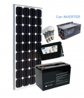Kit Fotovoltaico Completo con Inverter GRID-FREE 100 12 V