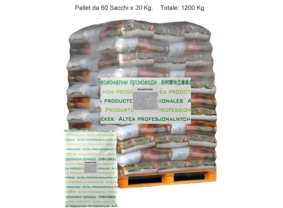 ALTEA Baumdünger  6-8-14+3Mg Sacco da 20 Kg. Agritech Store