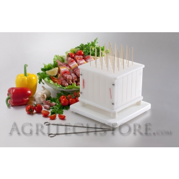 Spiedy Cubo per 100 arrosticini  Spiedy100 Agritech Store