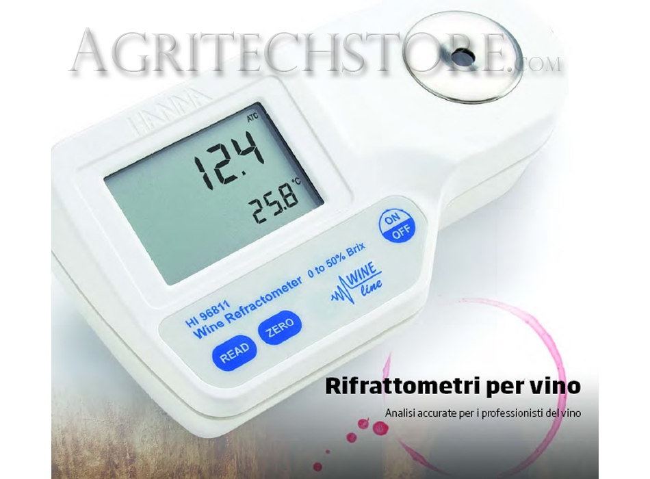 Rifrattometro digitale HI 96811 Agritech Store