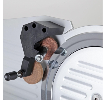 Affilatoio amovibile con doppio smeriglio per affettatrice Agritech Store