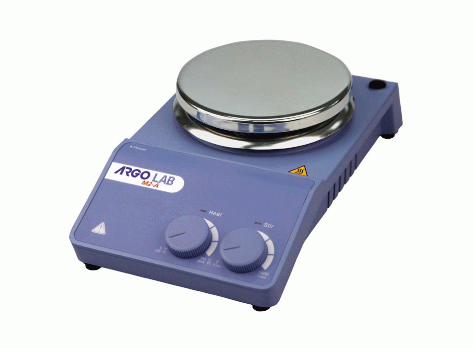 Agitatore magnetico con riscaldamento ArgoLab M2-A analogico Agritech Store