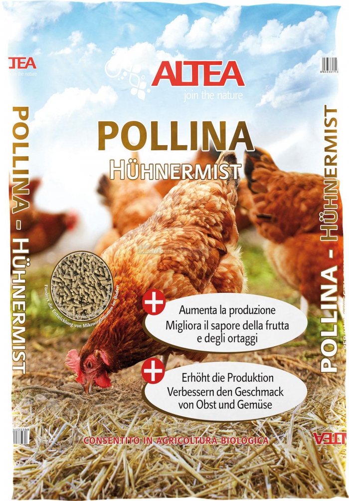 ALTEA Pollina Umificata Pellettata Kg. 20 Agritech Store