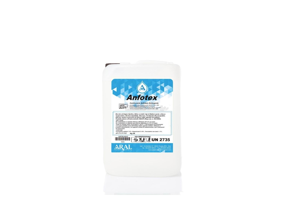 ANFOTEX SPRAY sanitizzante neutro tanica 10 LT. Agritech Store