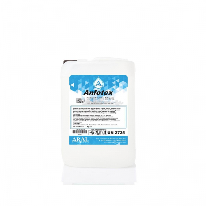 ANFOTEX SPRAY sanitizzante neutro tanica 10 LT. Agritech Store