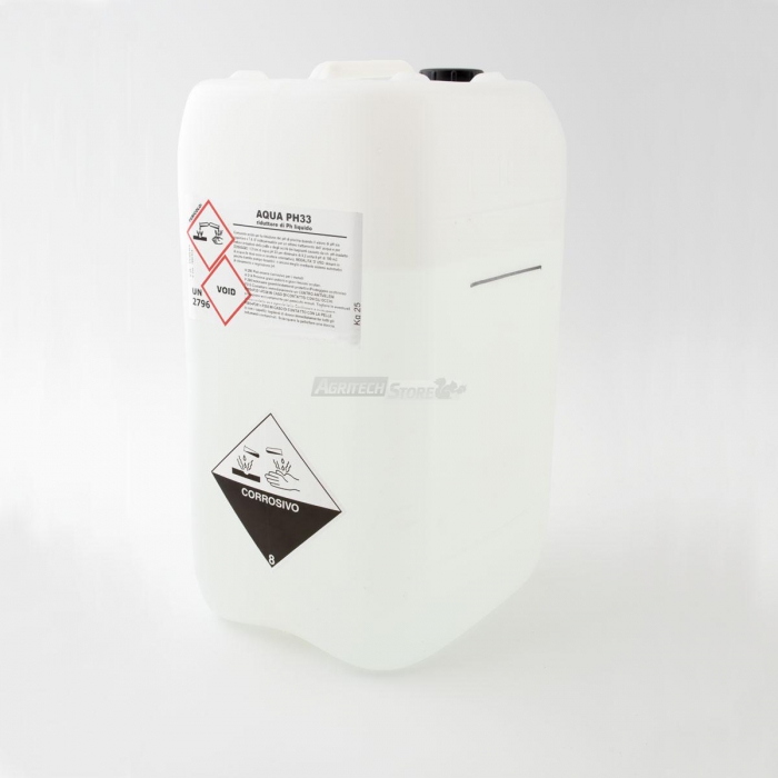 Aqua pH33, Riduttore pH liquido tanica 25 kg