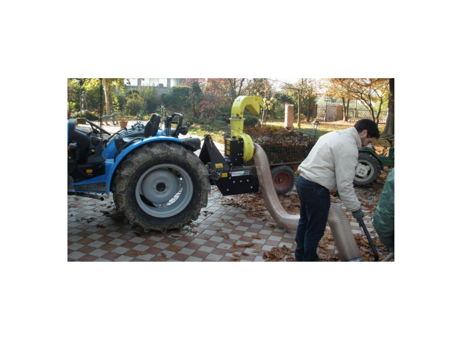 Aspirafoglie da sponda Agrinova Otto OT8/H2F con girante per triturazione e attacco a cardano Agritech Store