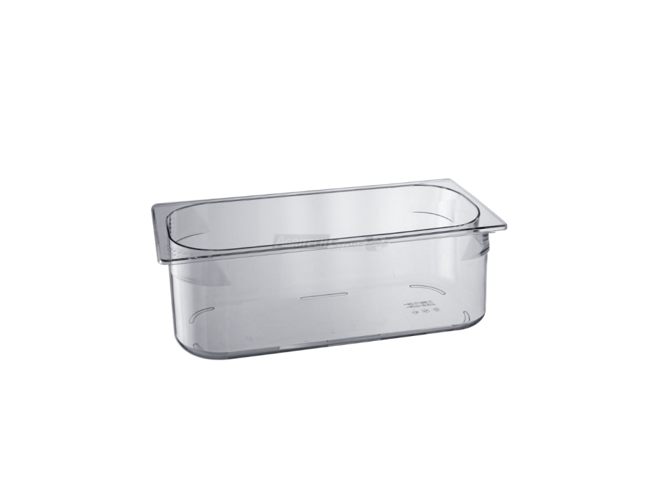 Bacinella per gelateria in policarbonato trasparente h 120 mm  Agritech Store