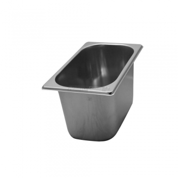 Bacinella per gelateria in acciaio inox h 150 mm 4 lt. Agritech Store