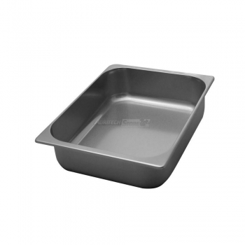 Bacinella per gelateria in acciaio inox h 80 mm spessore 0,6 mm Agritech Store
