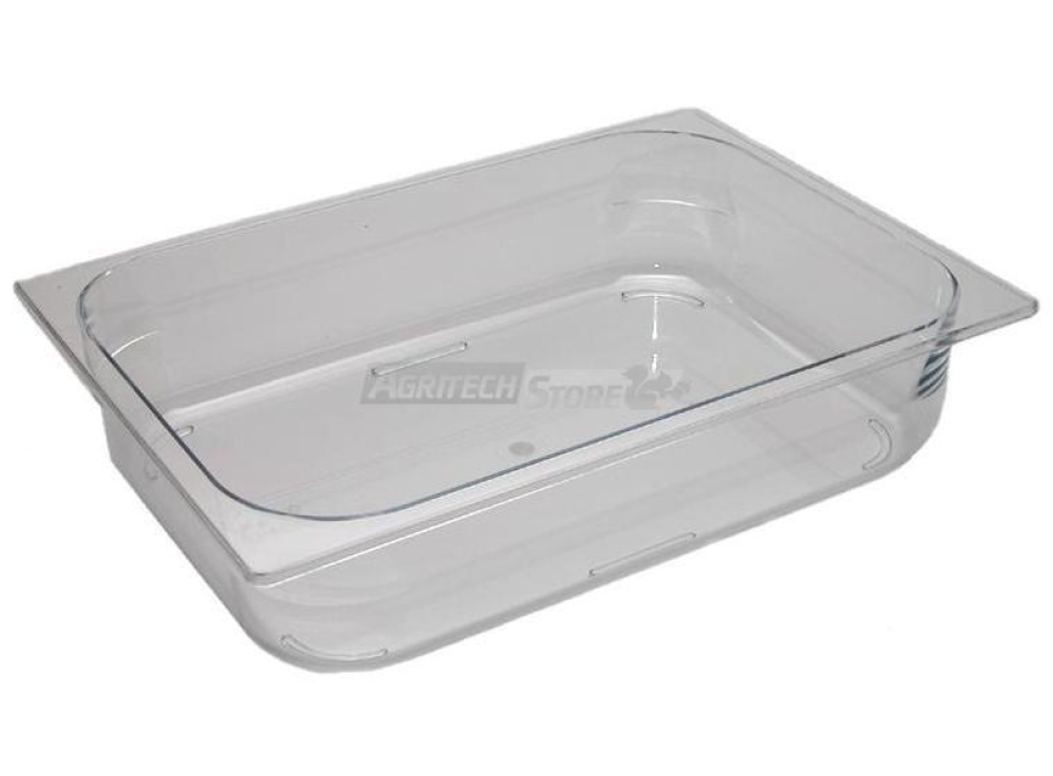 Bacinella per gelateria in policarbonato trasparente h 80 mm  Agritech Store