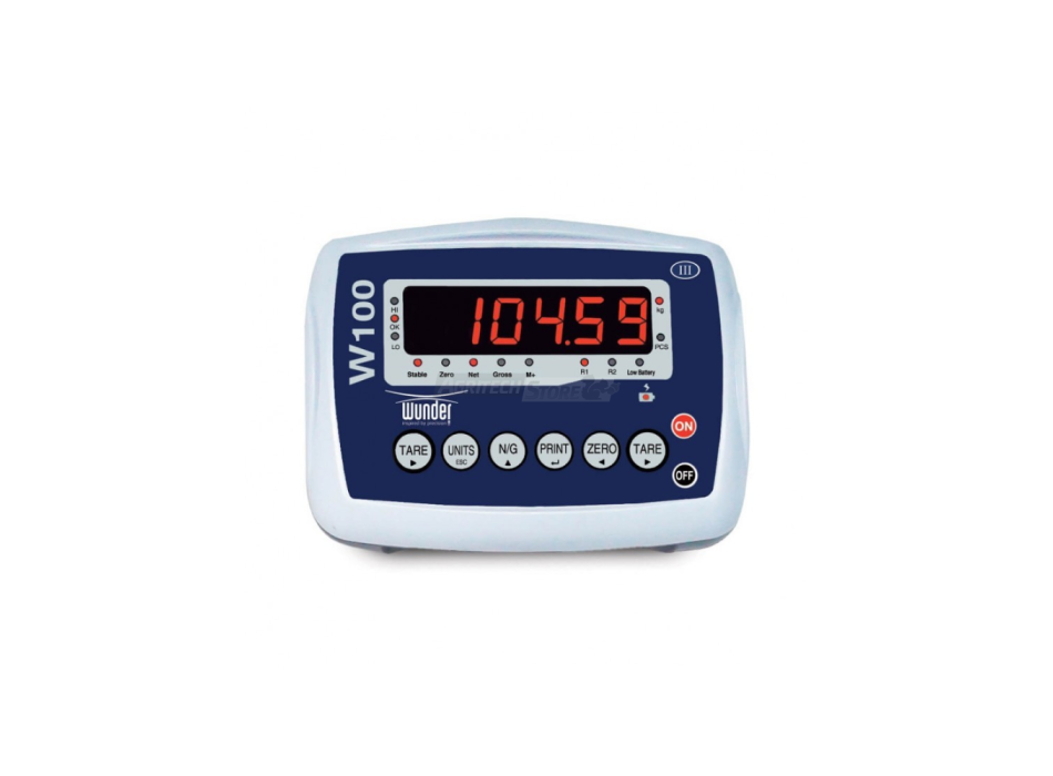 Bilancia elettronica con piattaforma WPA alluminio W100 multiuso Wunder Agritech Store