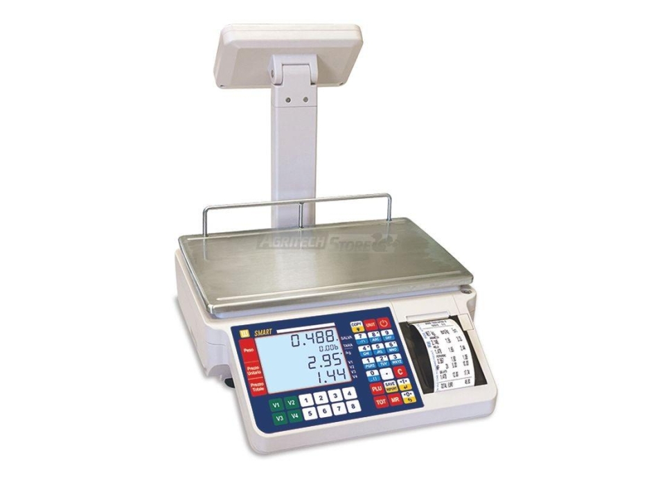 Bilancia SMART Wunder peso-prezzo 4 operatori con stampante Agritech Store