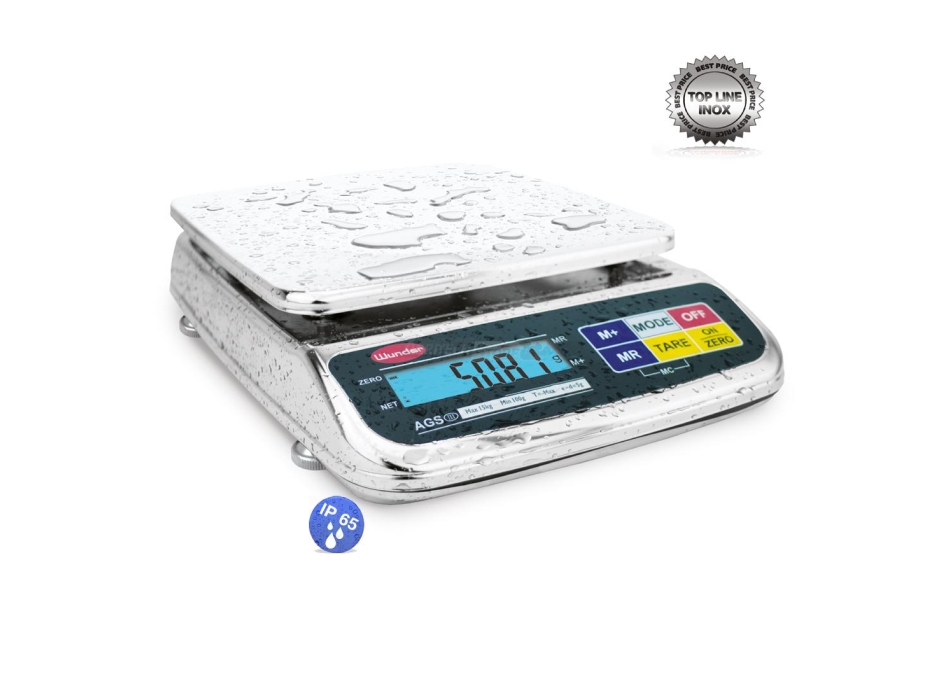 Bilancia da Tavolo Multiuso Portata 3 Kg IP65 Agritech Store