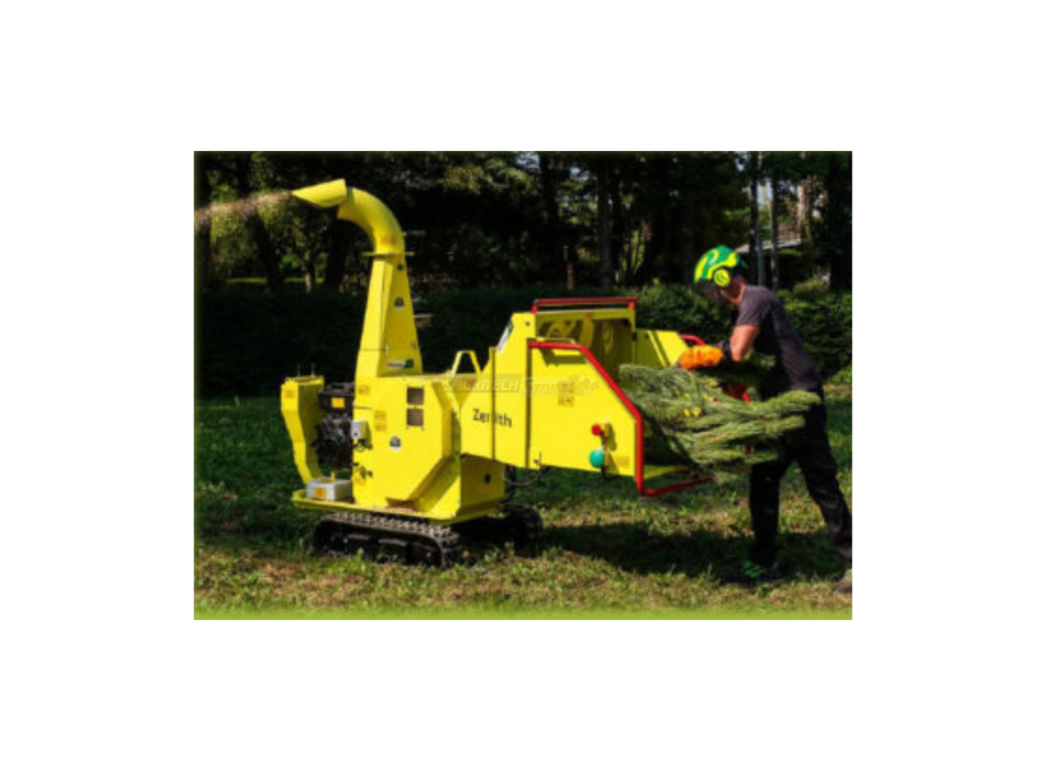 Biotrituratore Cippatore mod. Zenith Cingolo - 15 cm ø Agritech Store