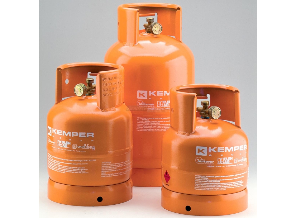 Bombola Vuota da 5 Kg. Ricaricabile  Agritech Store