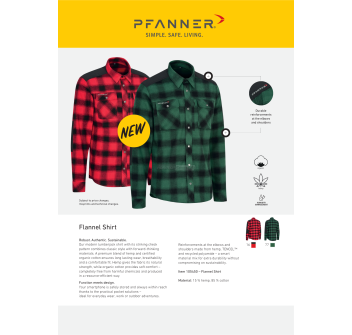 Camicia da uomo in Flanella Pfanner  Agritech Store