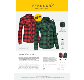 Camicia da uomo in Flanella Pfanner  Agritech Store