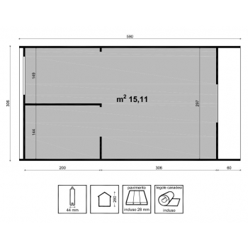 CAMPING POD CM. 300X600 Agritech Store