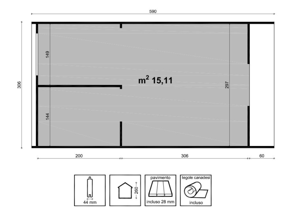 CAMPING POD CM. 300X600 Agritech Store