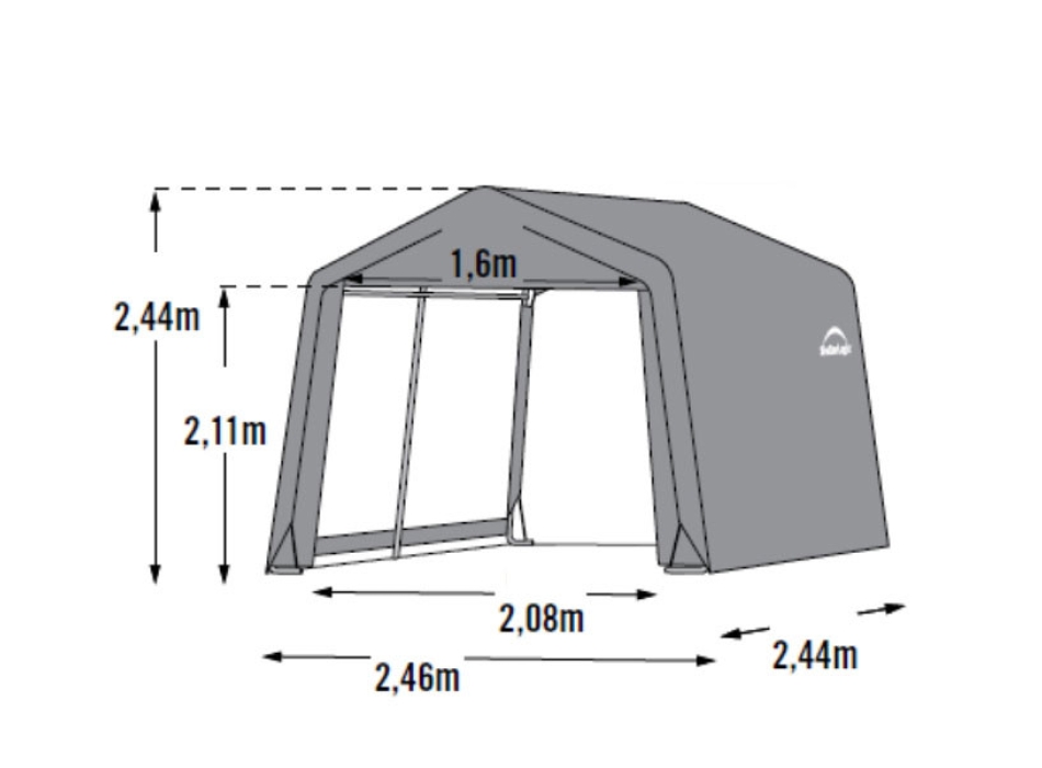 CAPANNO 2424 SHELTERLOGIC Agritech Store