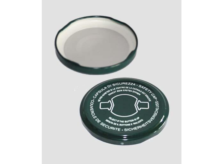 Capsule di Chiusura Twist Off 70mm con clip sicurezza Agritech Store