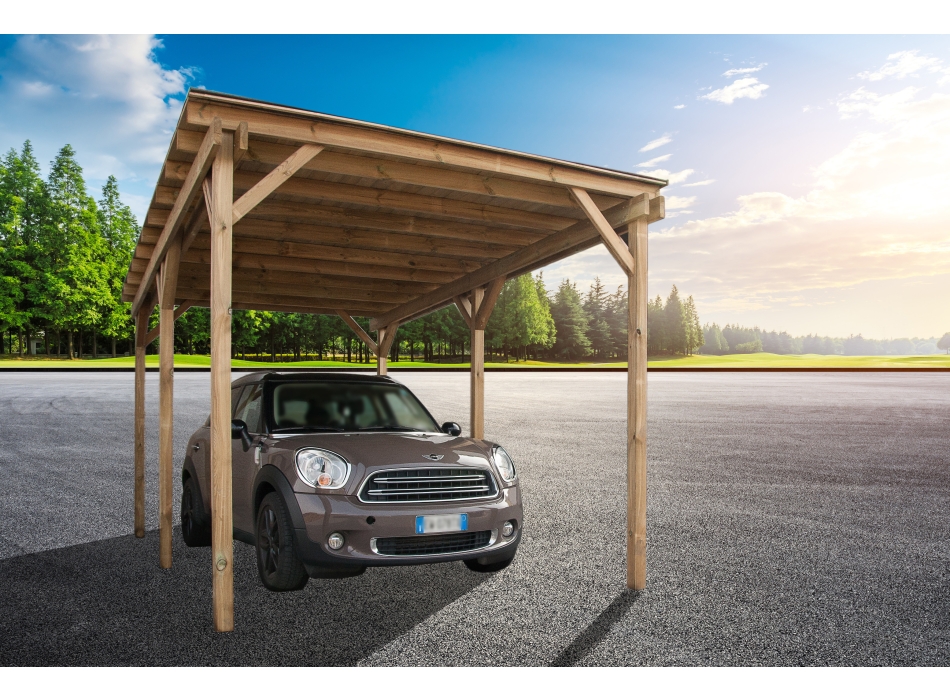 CARPORT CON COPERTURA CM. 300X500 Agritech Store