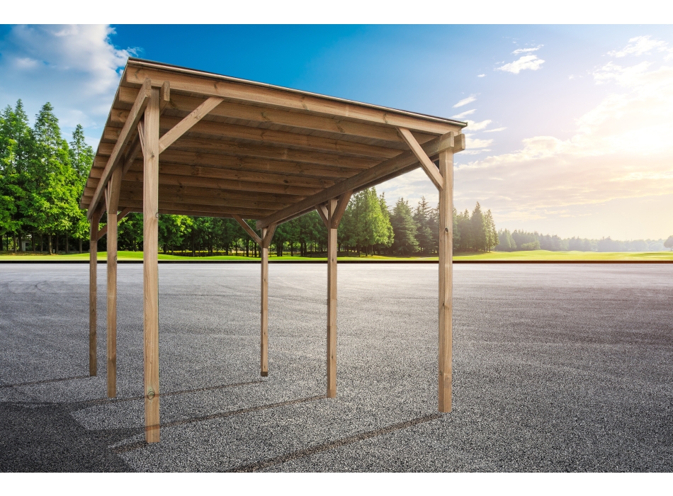 CARPORT CON COPERTURA CM. 300X500 Agritech Store