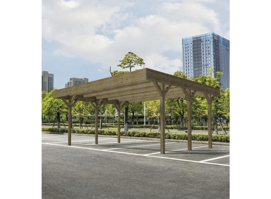 CARPORT DOPPIO CON COPERTURA Agritech Store