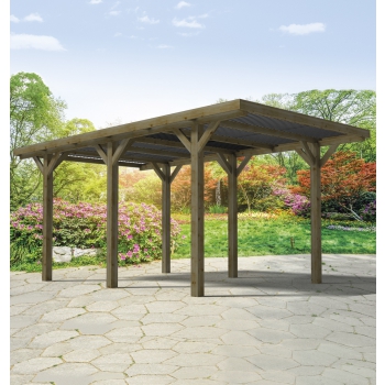 CARPORT SINGOLO SENZA COPERTURA Agritech Store