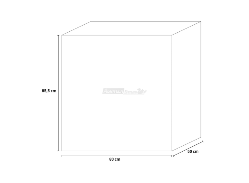 Carrello in acciaio inox professionale – 3 ripiani con ruote Agritech Store