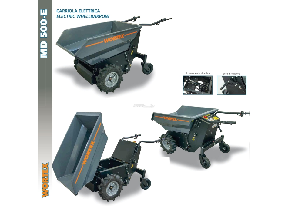 Carriola Elettrica MD 500-E  Agritech Store